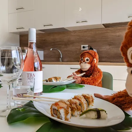 Apulialux Monkey's Home. Ps5, Golf, Free Parking Lägenhet